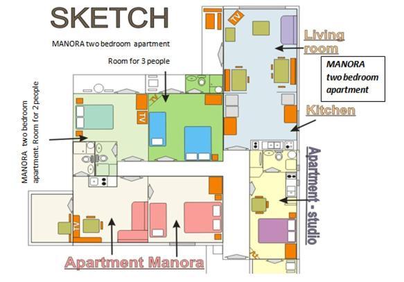 Manora Sucuraj 2 Bedroom Apartment 외부 사진